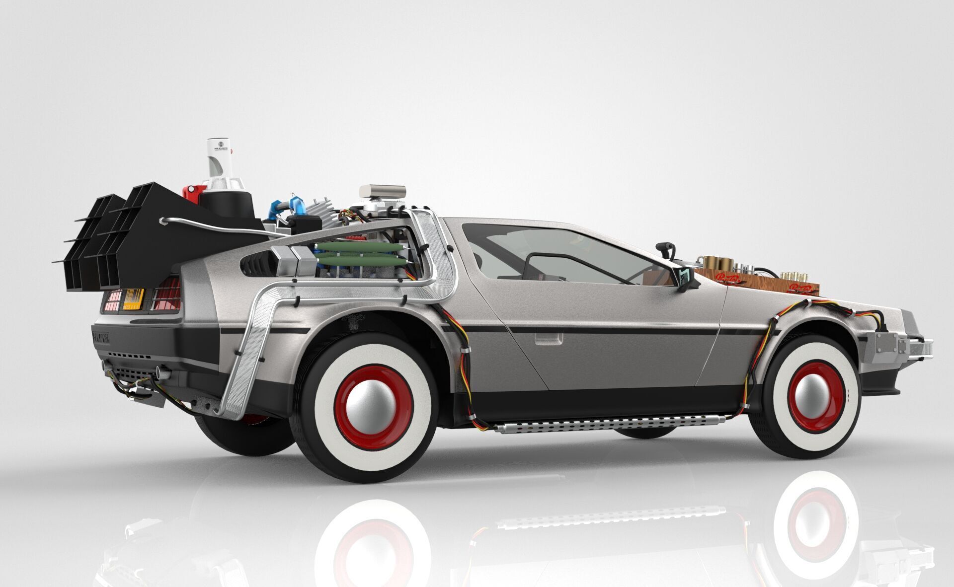 Delorean Time Machine Episode 3 Wild West 3D model_6