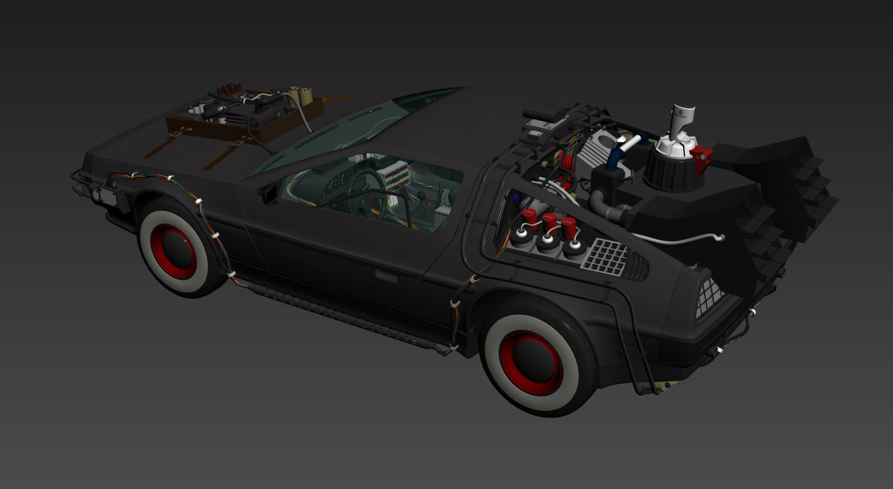 Delorean Time Machine Episode 3 Wild West 3D model_15