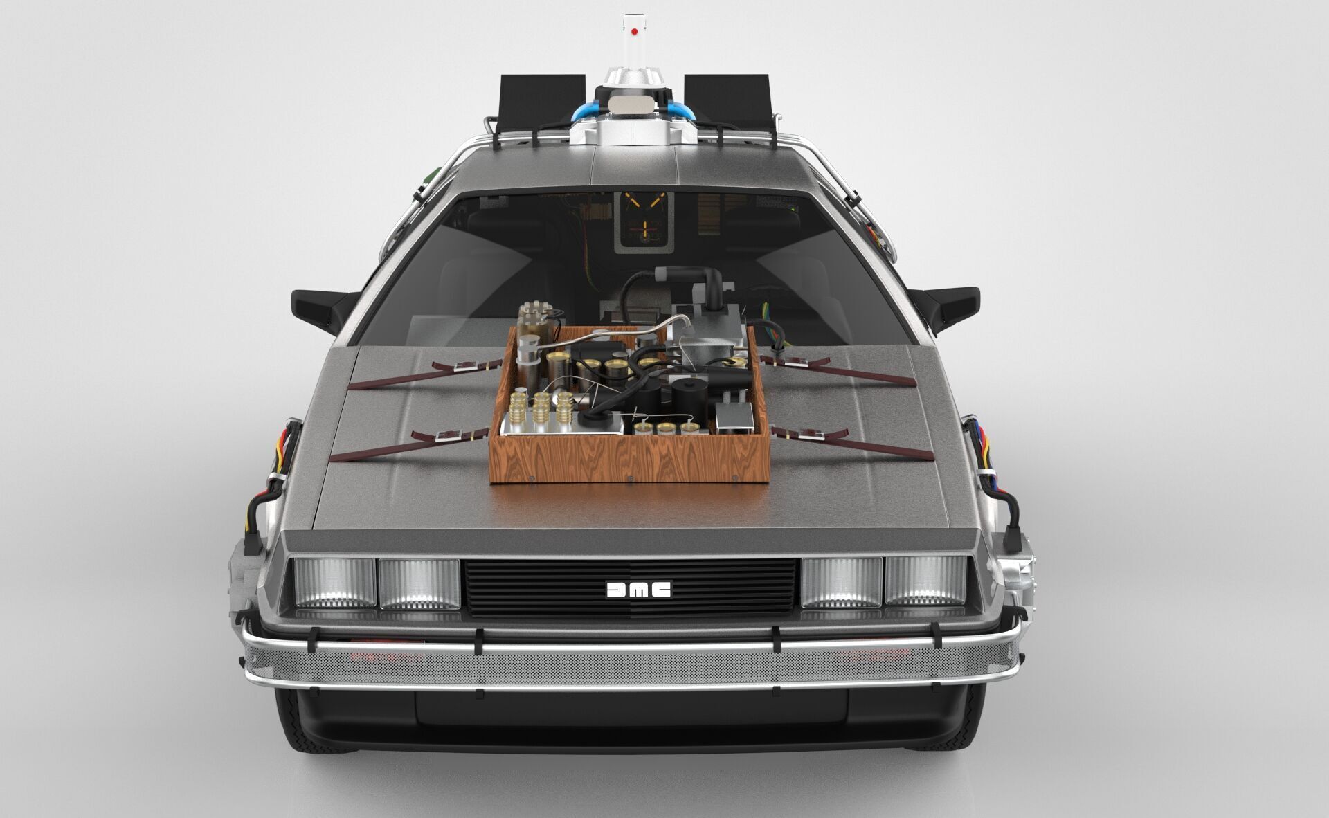 Delorean Time Machine Episode 3 Wild West 3D model_10