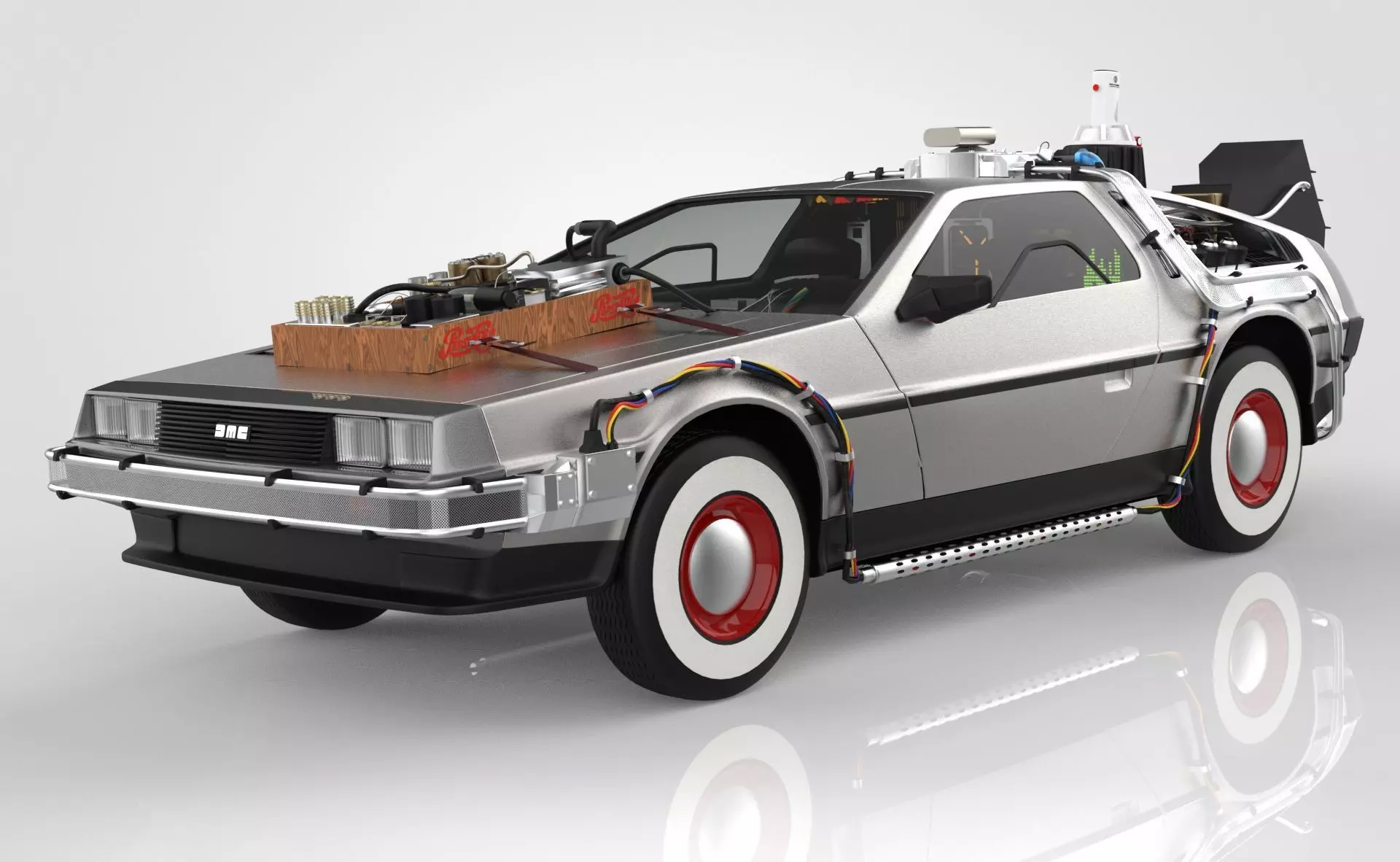 Delorean Time Machine Episode 3 Wild West 3D model_0