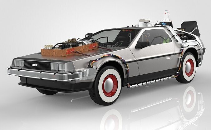 Delorean Time Machine Episode 3 Wild West 3D model