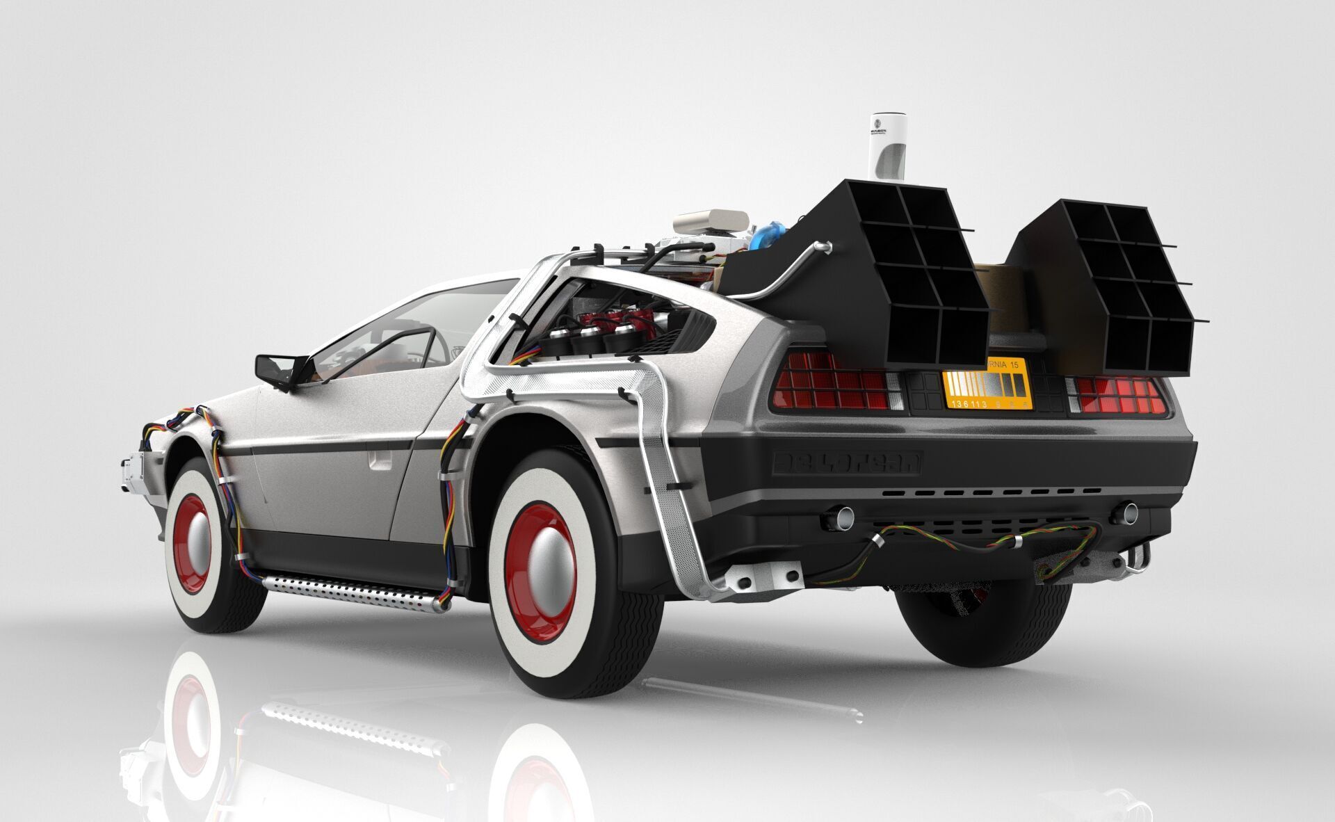 Delorean Time Machine Episode 3 Wild West 3D model_3