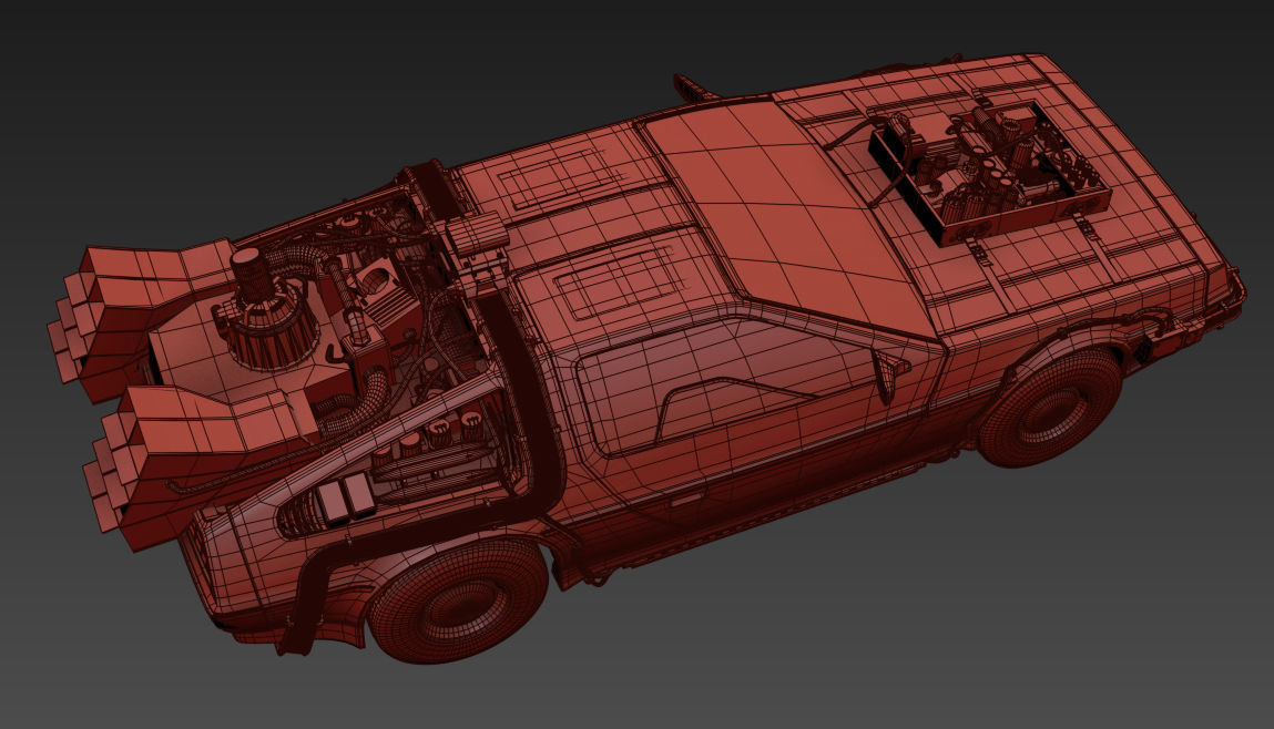 Delorean Time Machine Episode 3 Wild West 3D model_14