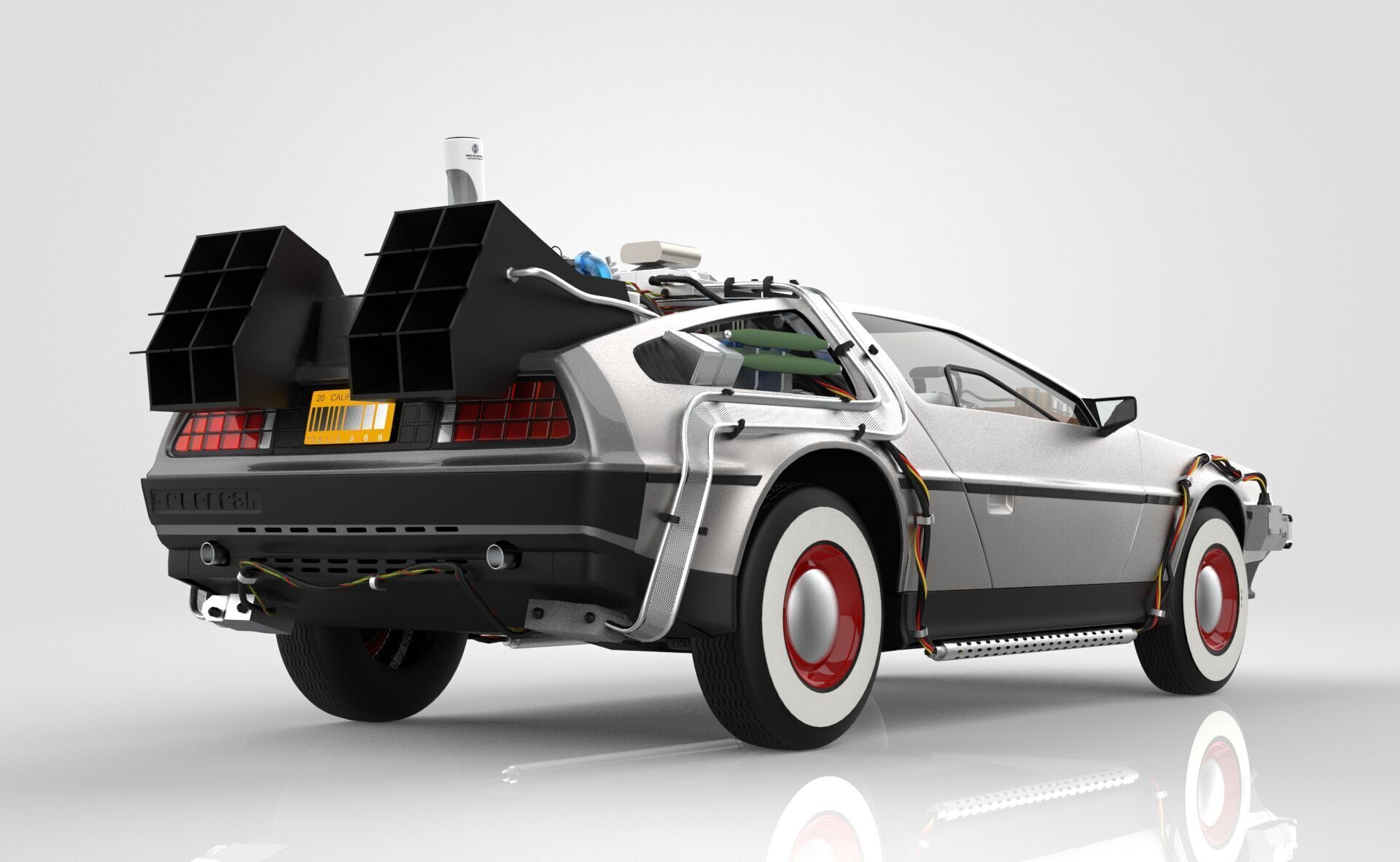 Delorean Time Machine Episode 3 Wild West 3D model_5