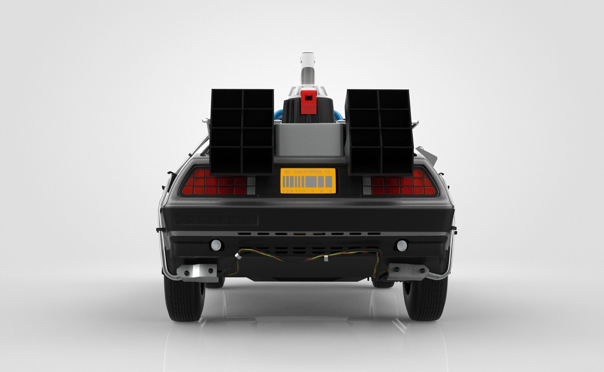 Delorean Time Machine Episode 3 Wild West 3D model_4