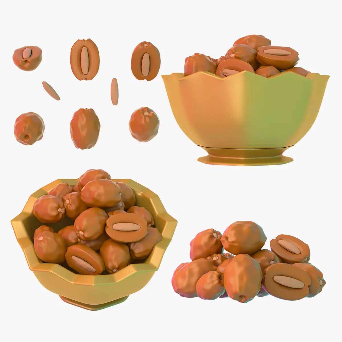 Ramadan Dates 3D model_0