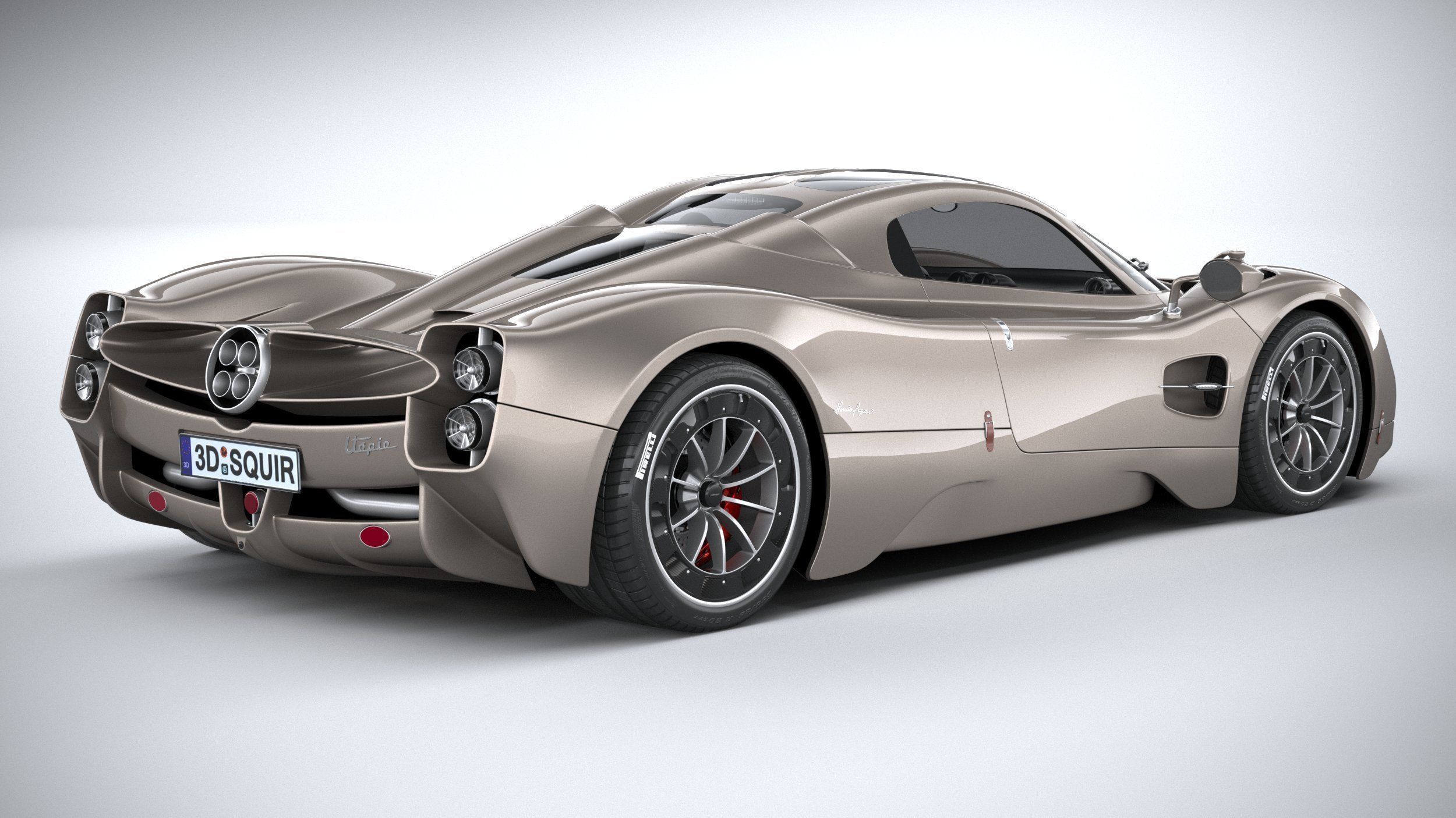 Pagani Utopia 2023 3D model_17