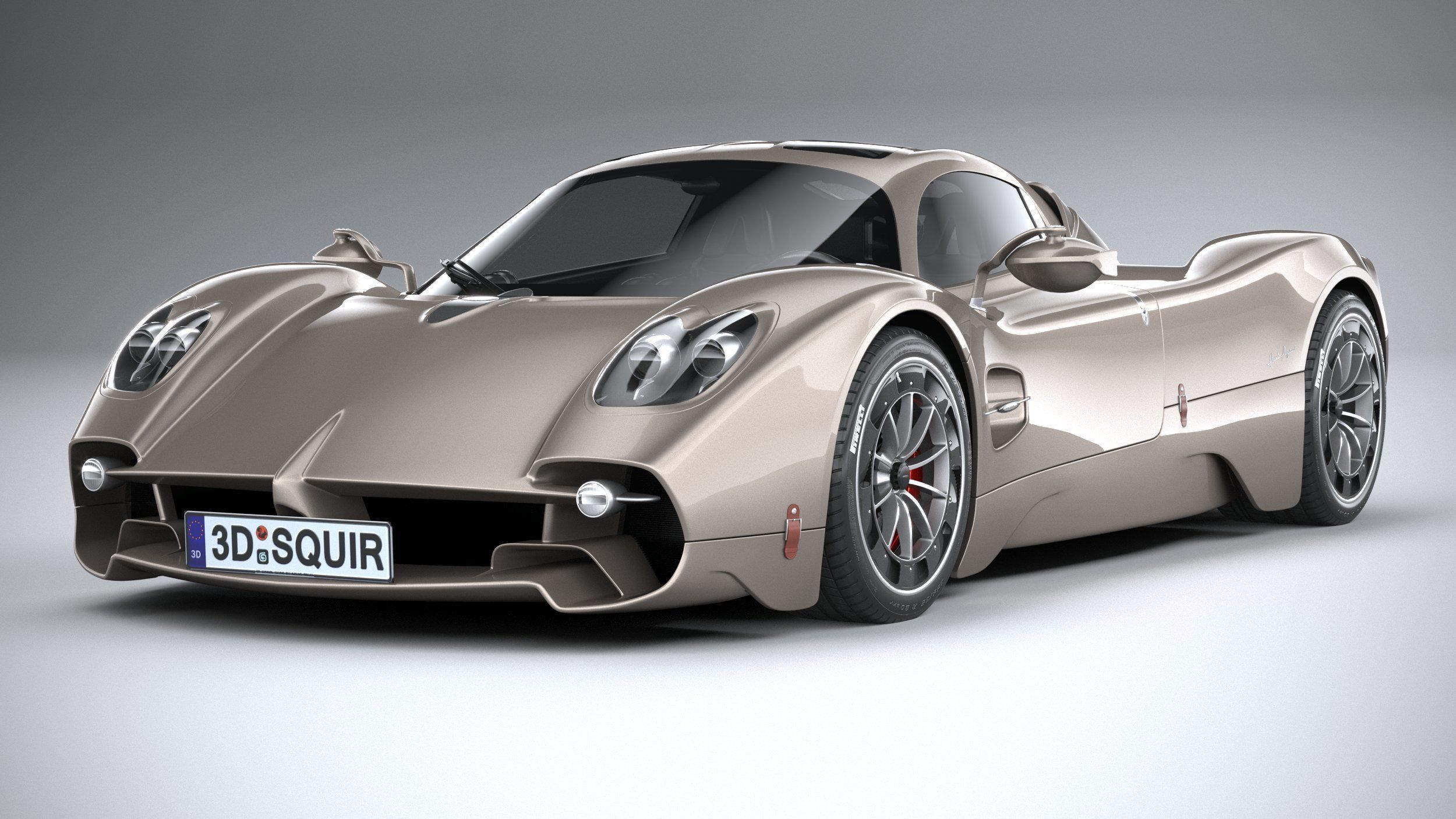 Pagani Utopia 2023 3D model_2