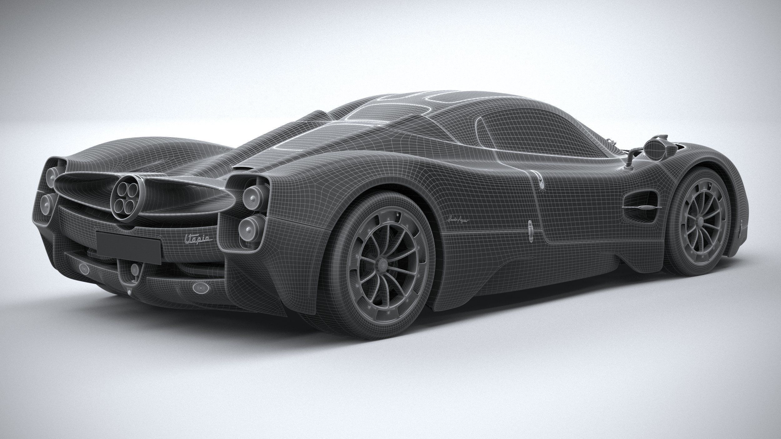 Pagani Utopia 2023 3D model_27