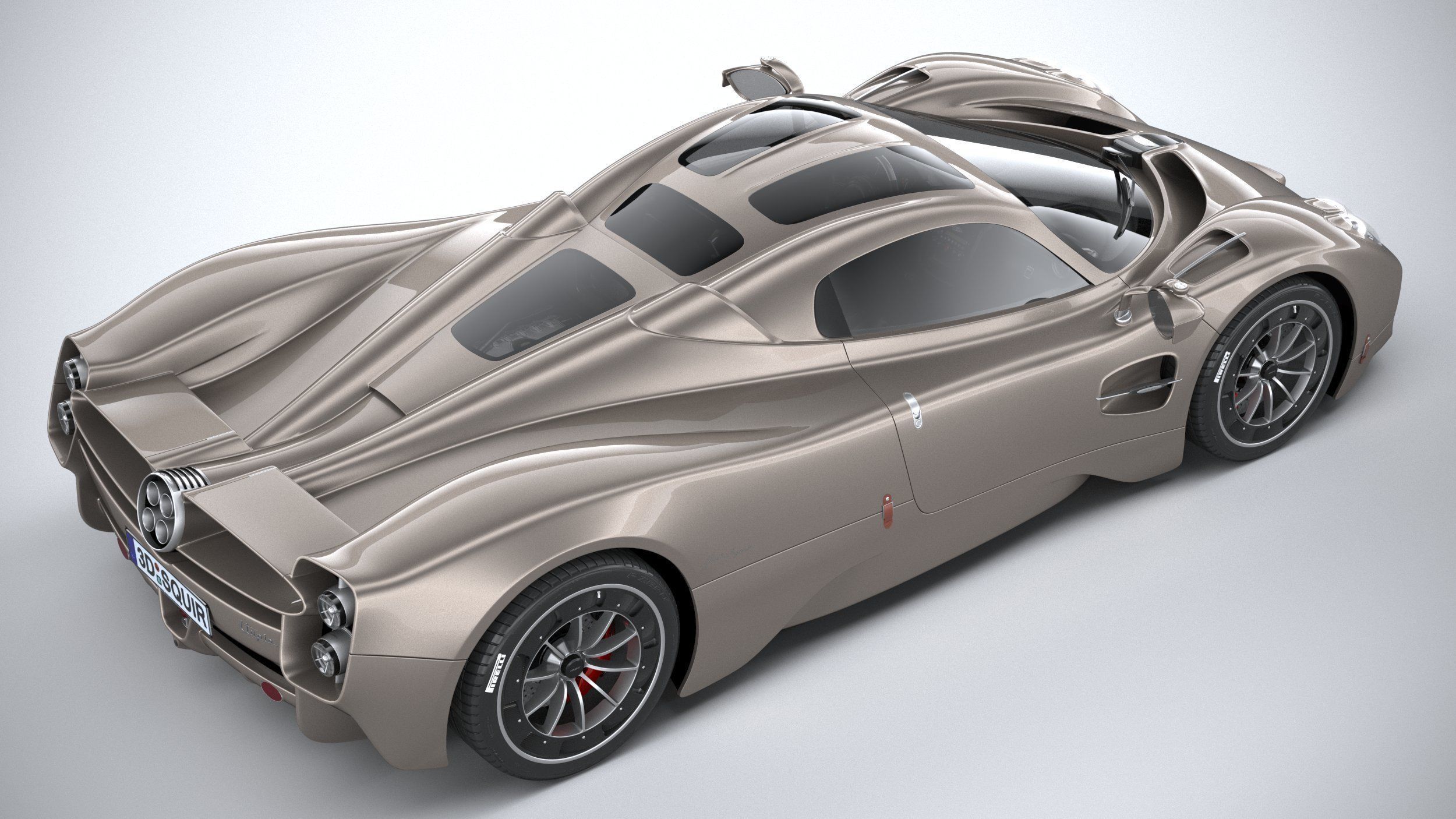 Pagani Utopia 2023 3D model_10