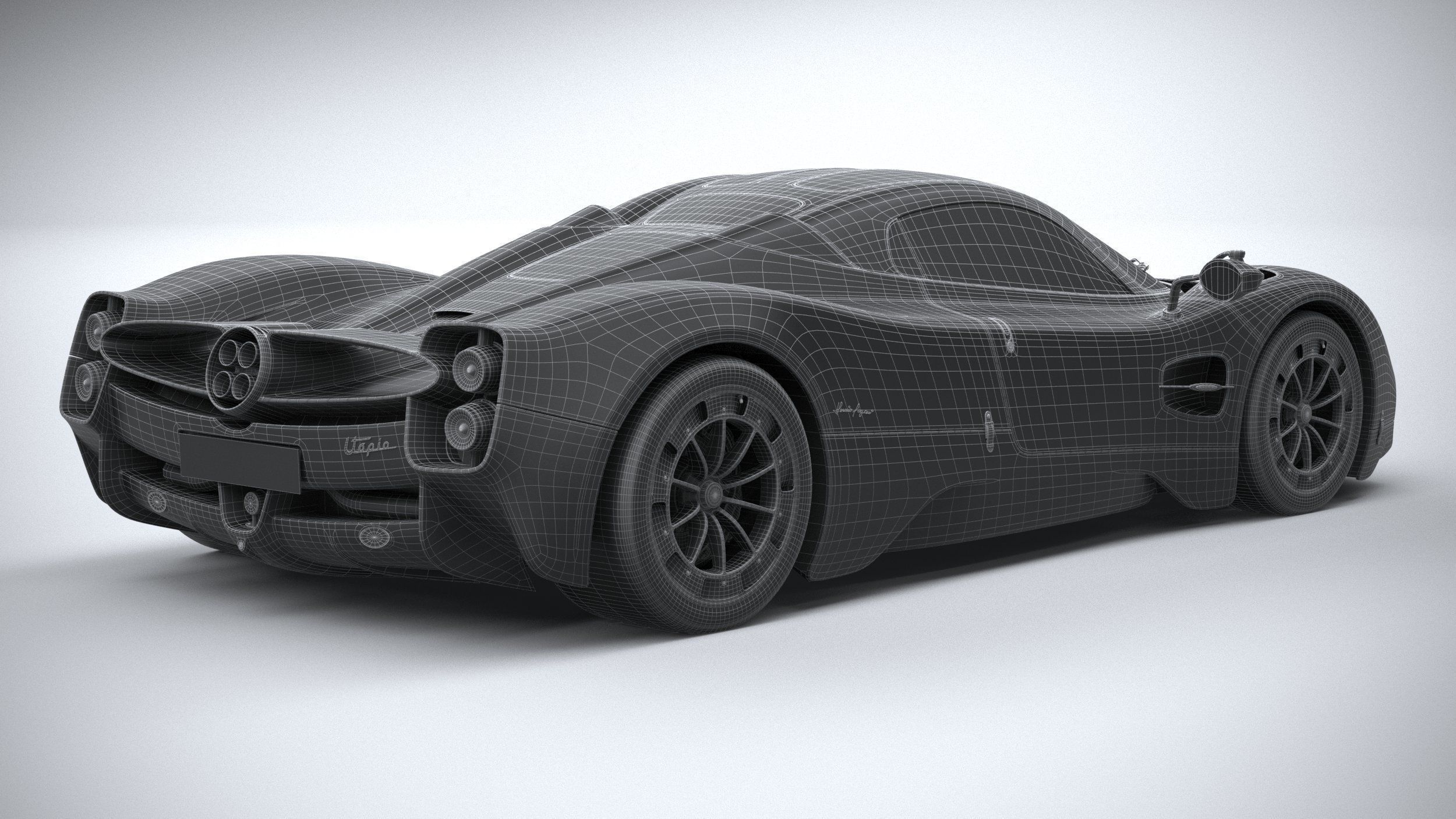 Pagani Utopia 2023 3D model_29