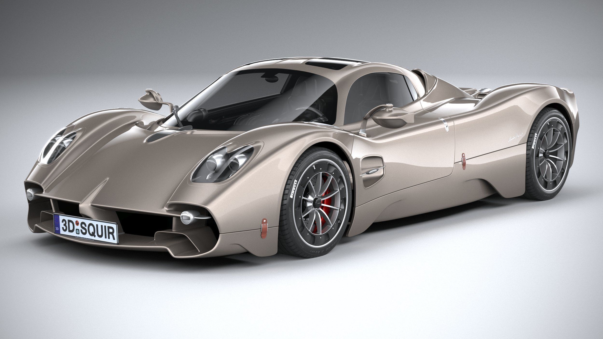 Pagani Utopia 2023 3D model_1