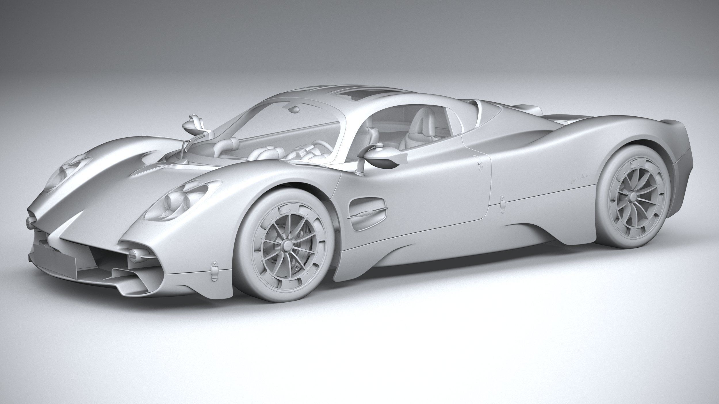 Pagani Utopia 2023 3D model_19