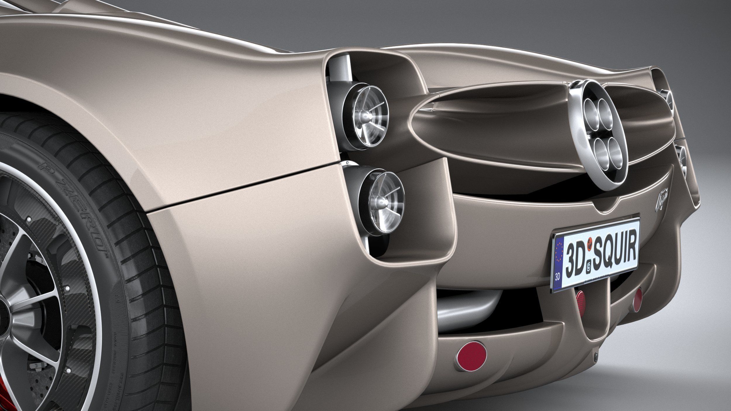 Pagani Utopia 2023 3D model_6