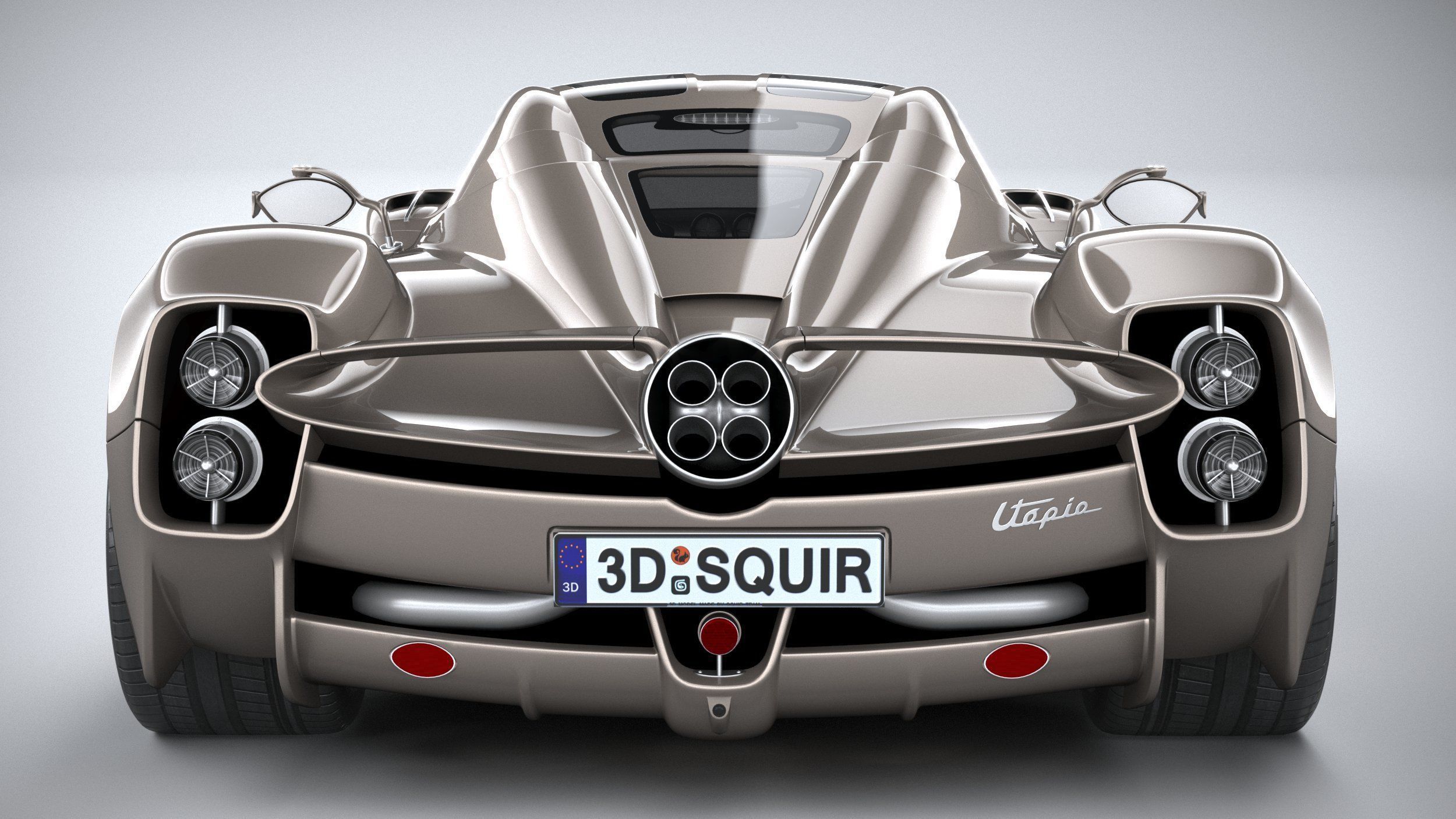 Pagani Utopia 2023 3D model_4