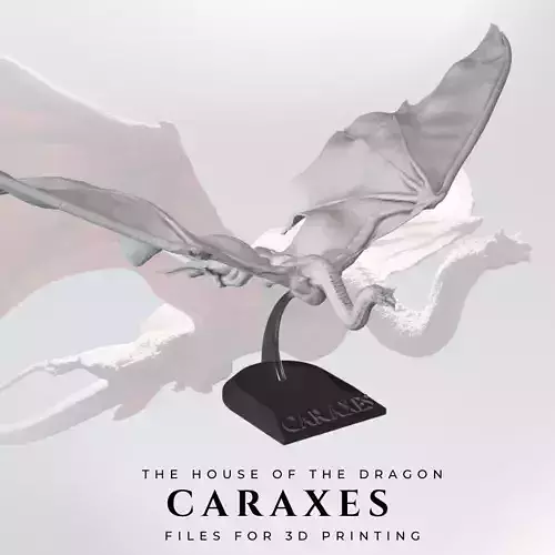 Caraxes from The House of the Dragon 3D print model