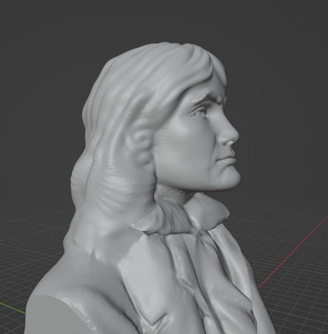 John Milton 3D print model_8