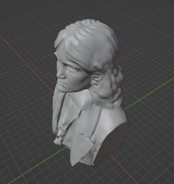 John Milton 3D print model_1
