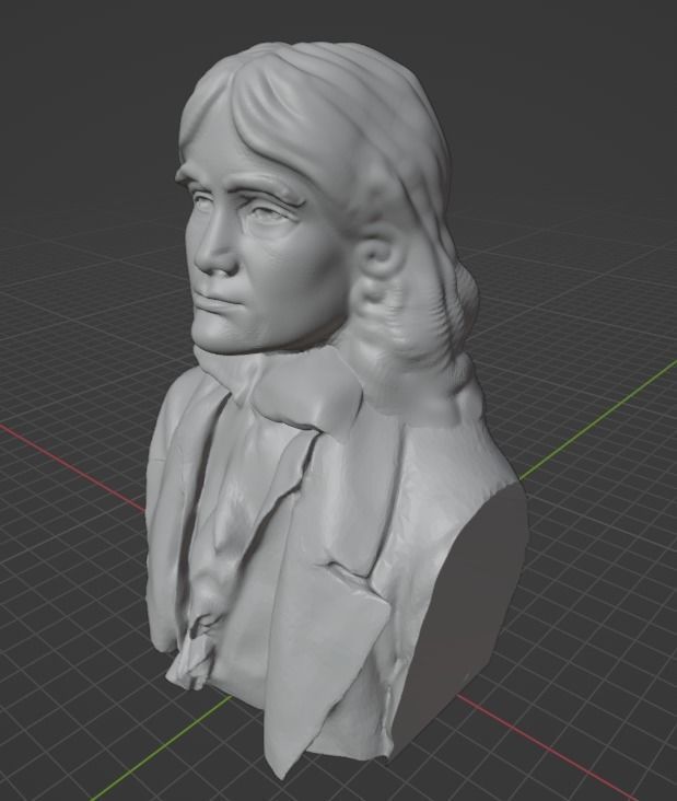 John Milton 3D print model_3