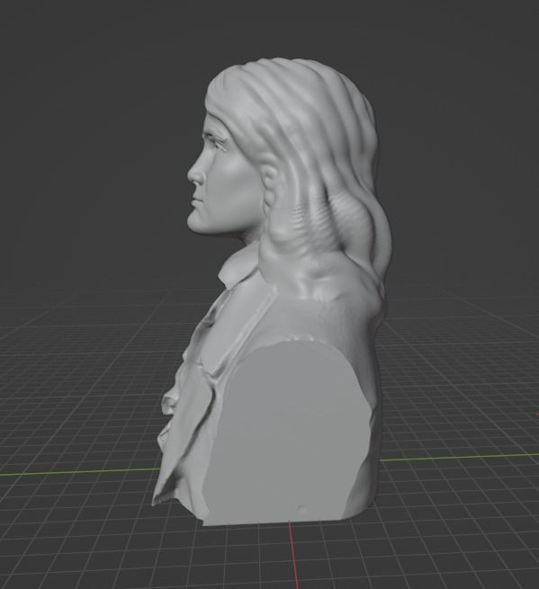 John Milton 3D print model_2