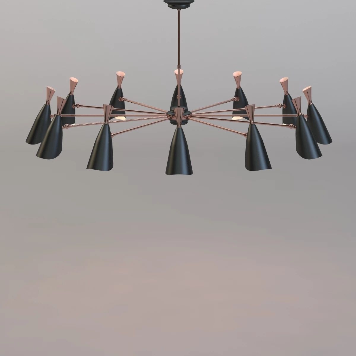 Duke Chandelier v1 by DelightFULL 3D model_2