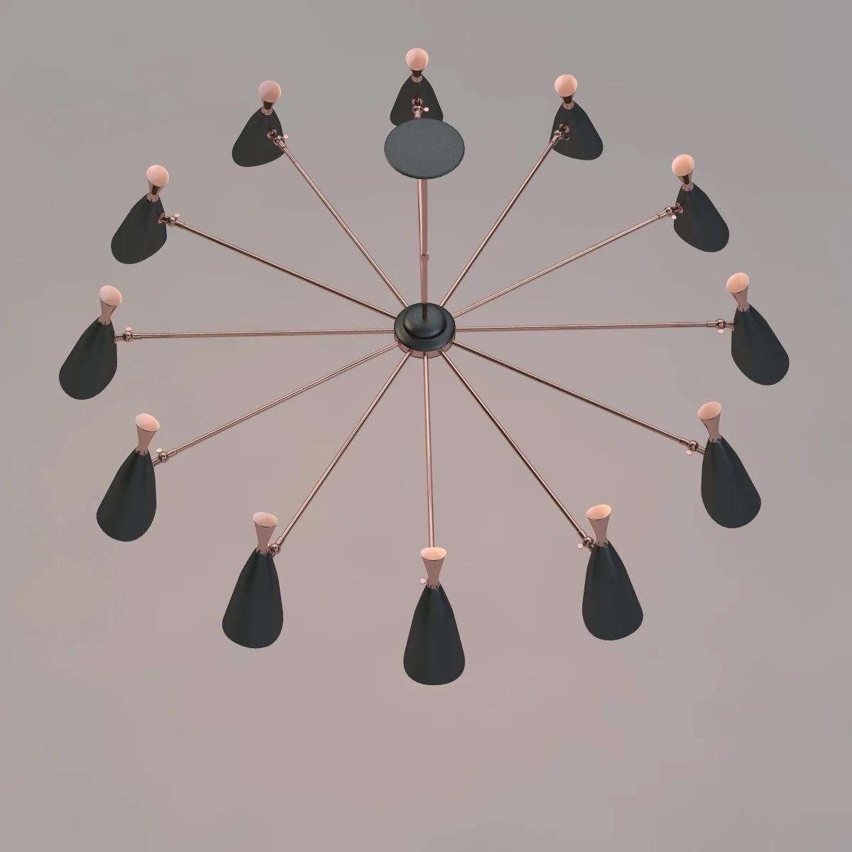 Duke Chandelier v1 by DelightFULL 3D model_4