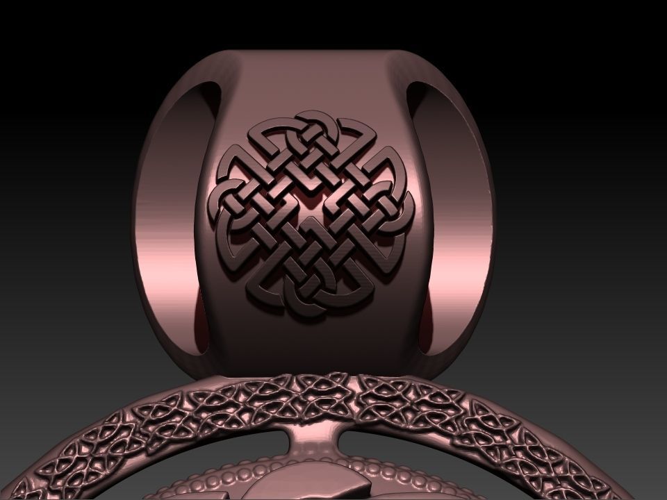 DESIGNER KNOT VIKING PENDANT 3D print model_5