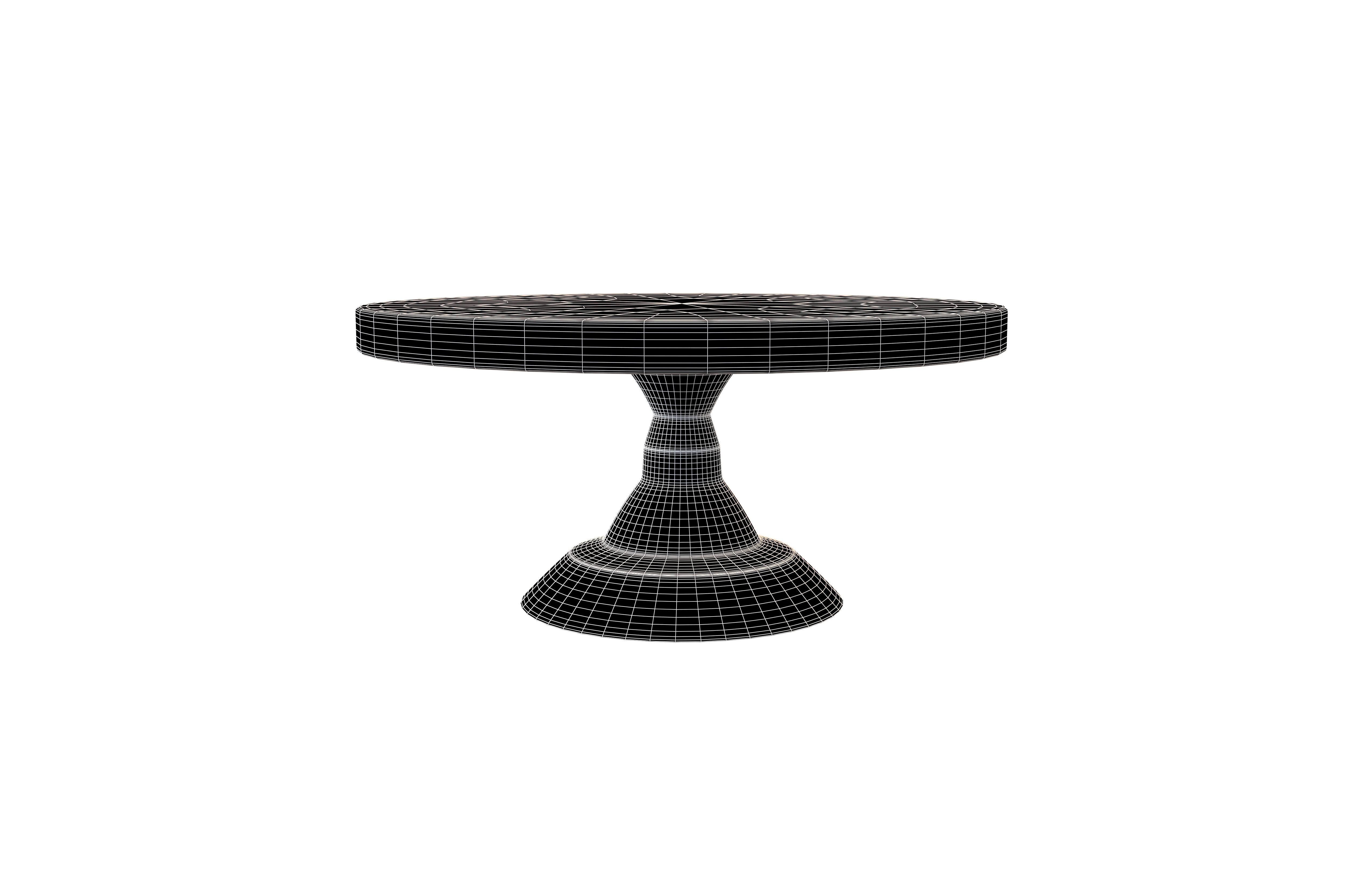 Cake Stand v1 001 Low-poly 3D model_6
