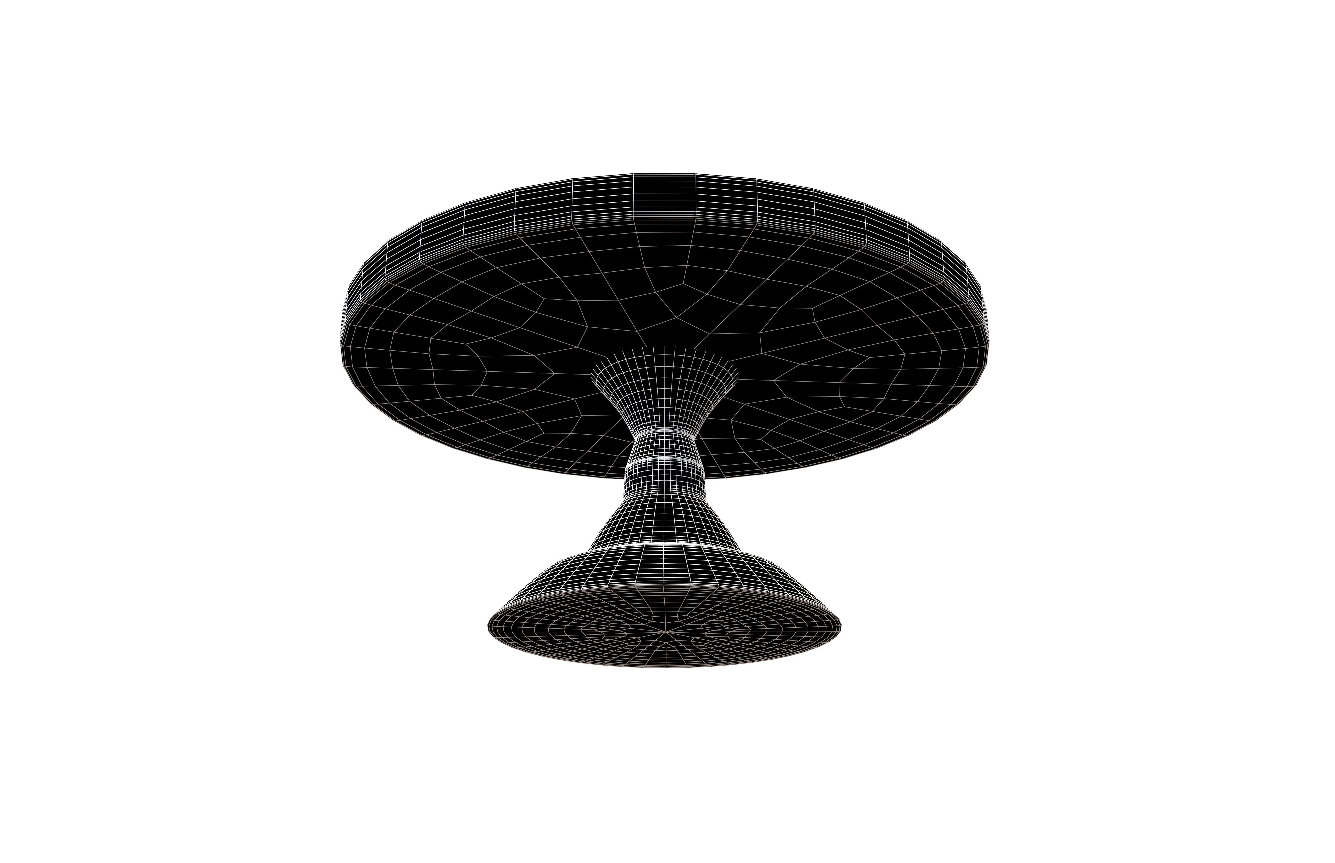 Cake Stand v1 001 Low-poly 3D model_8