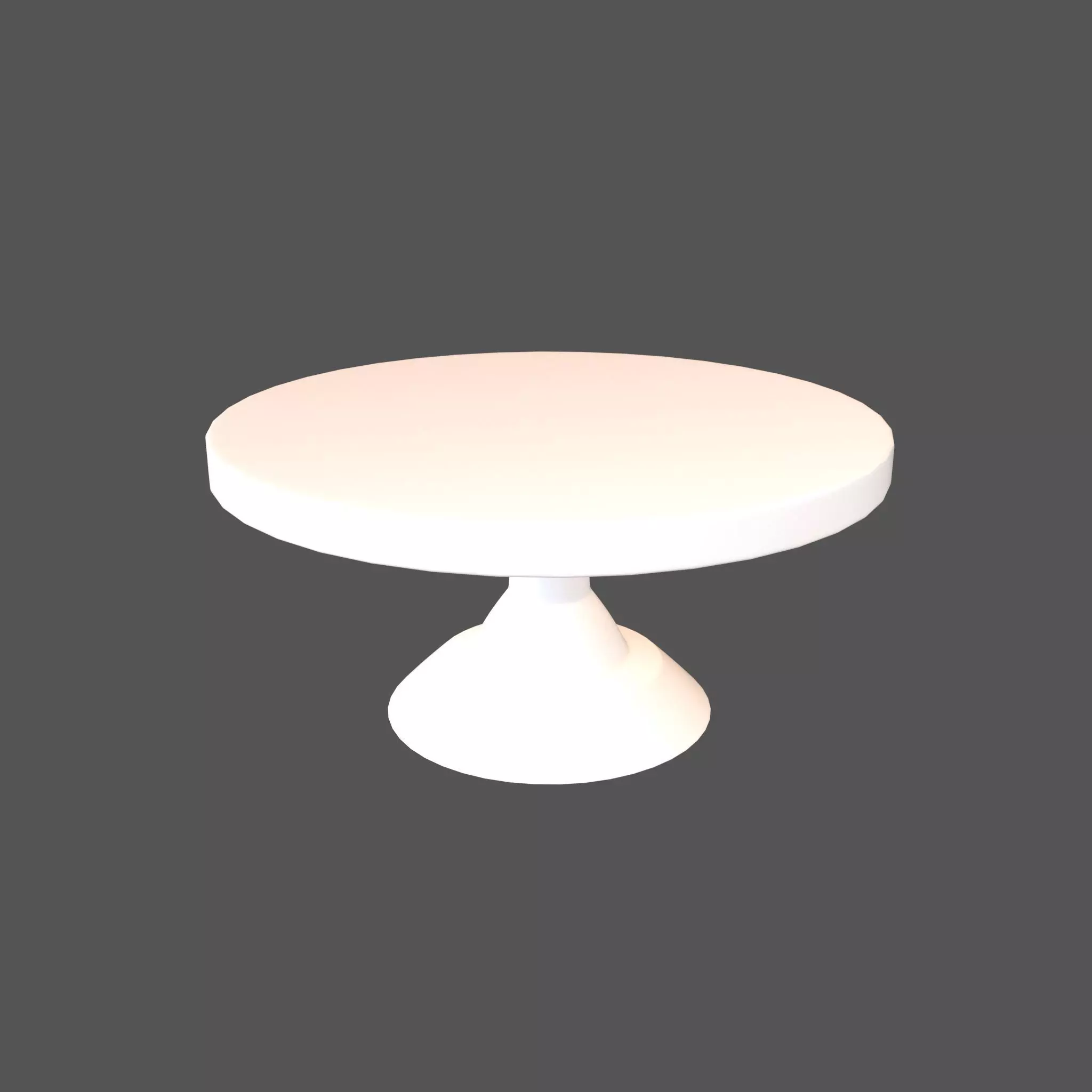 Cake Stand v1 001 Low-poly 3D model_0