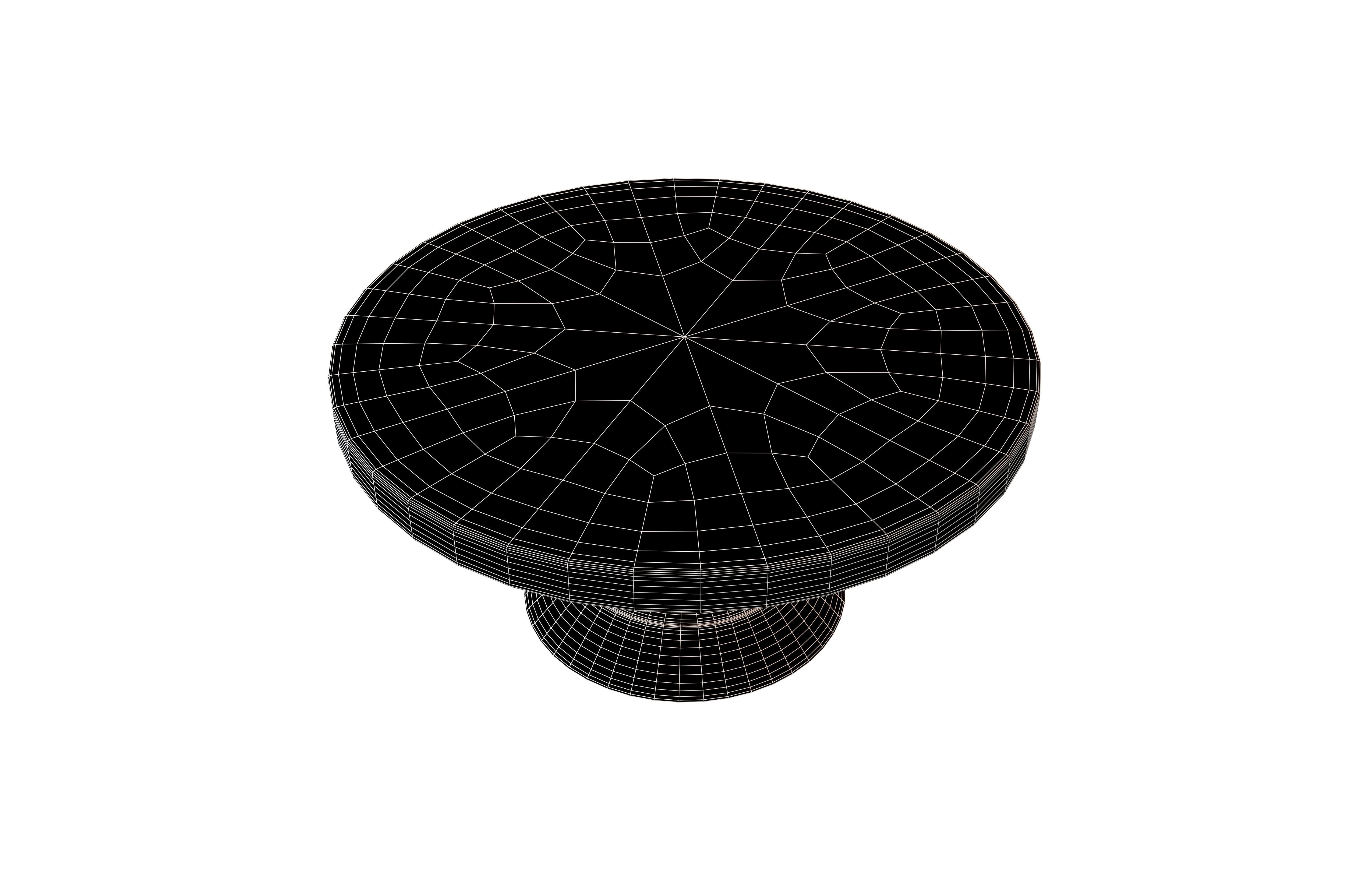 Cake Stand v1 001 Low-poly 3D model_7
