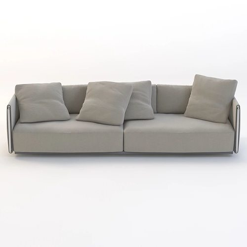 Edmond Sofa By Flexform 3D model 7