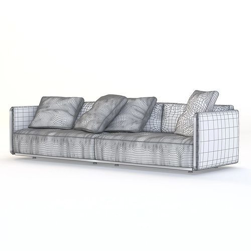 Edmond Sofa By Flexform 3D model 5