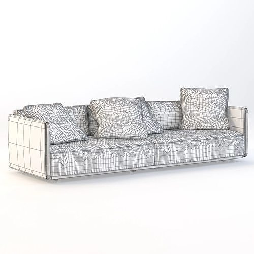 Edmond Sofa By Flexform 3D model 3