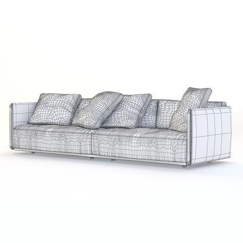 Edmond Sofa By Flexform 3D model 6