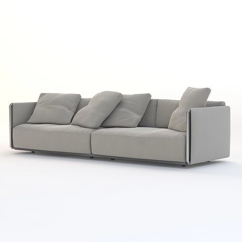 Edmond Sofa By Flexform 3D model 4