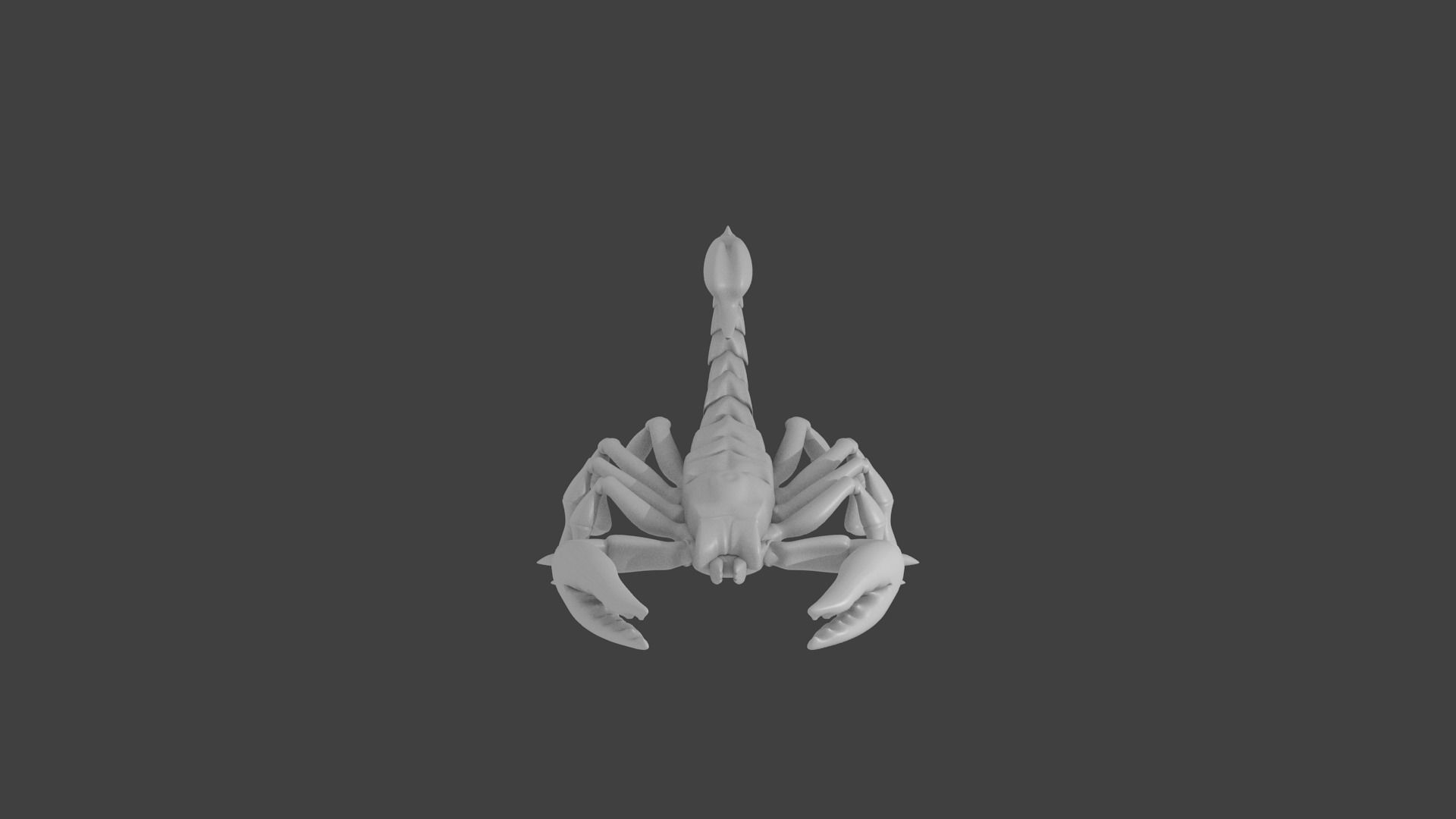 Lowpoly Scorpion 3D Model 3D print model_2