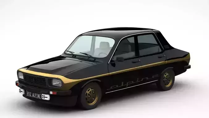 Renault 12 Alpine 3D model
