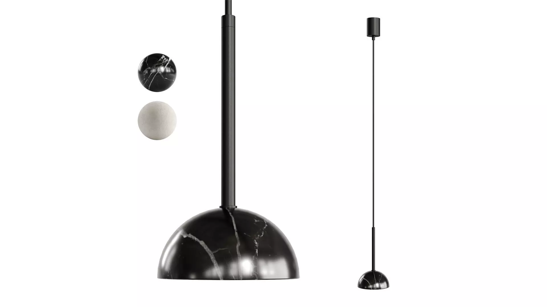 Dussa C1307 Pendant Lamp by Aromas 3D model