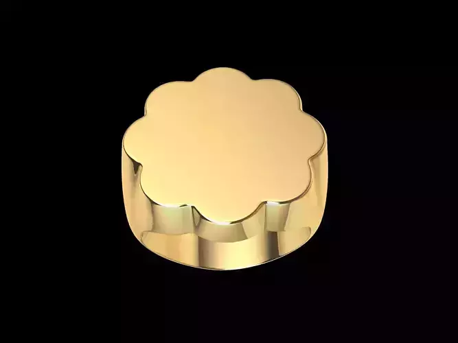 18 signet ring 3D print model