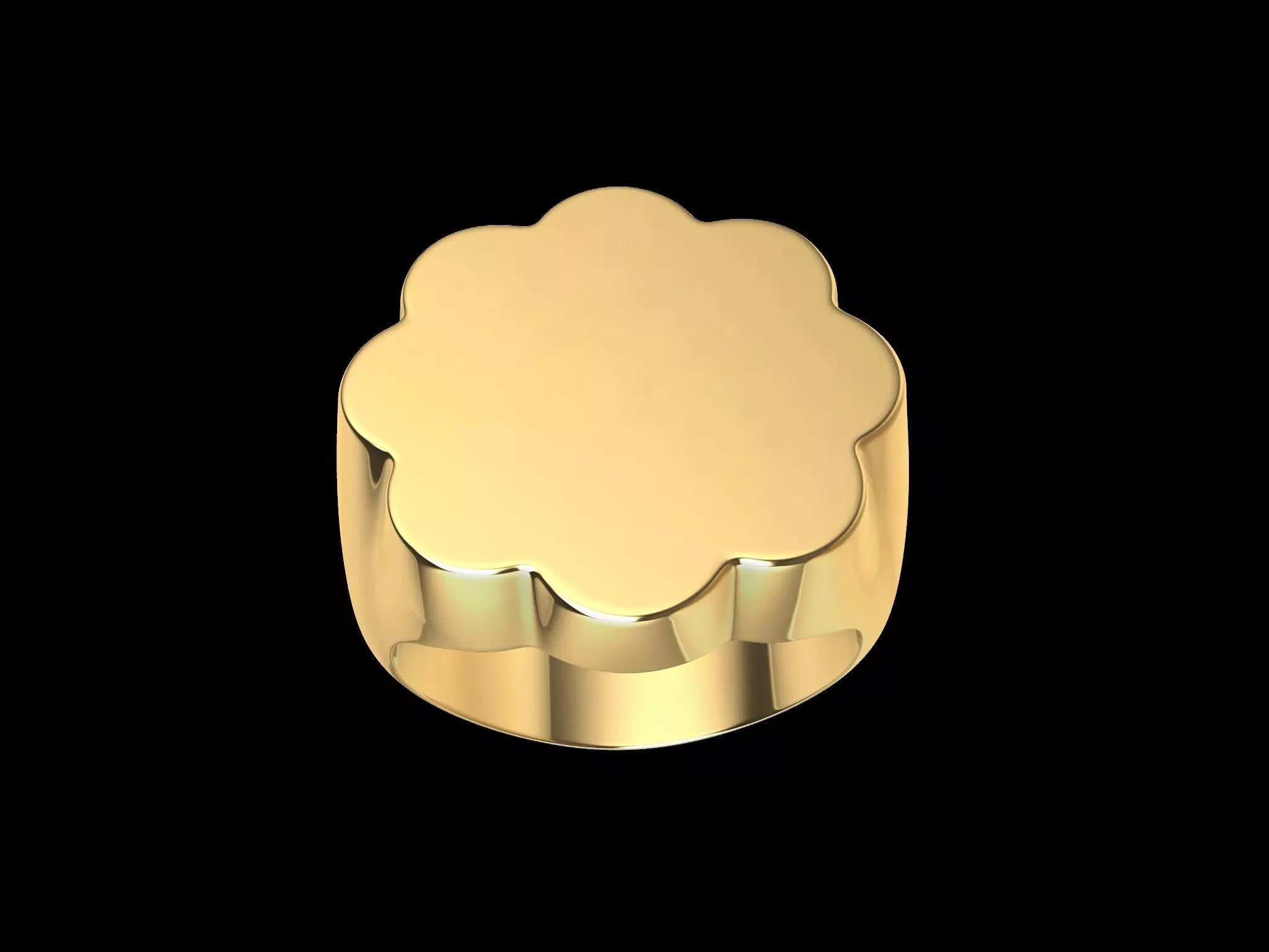 14 signet ring 3D print model_0