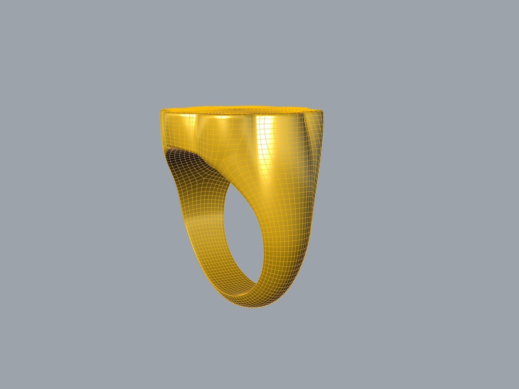 14 signet ring 3D print model_19