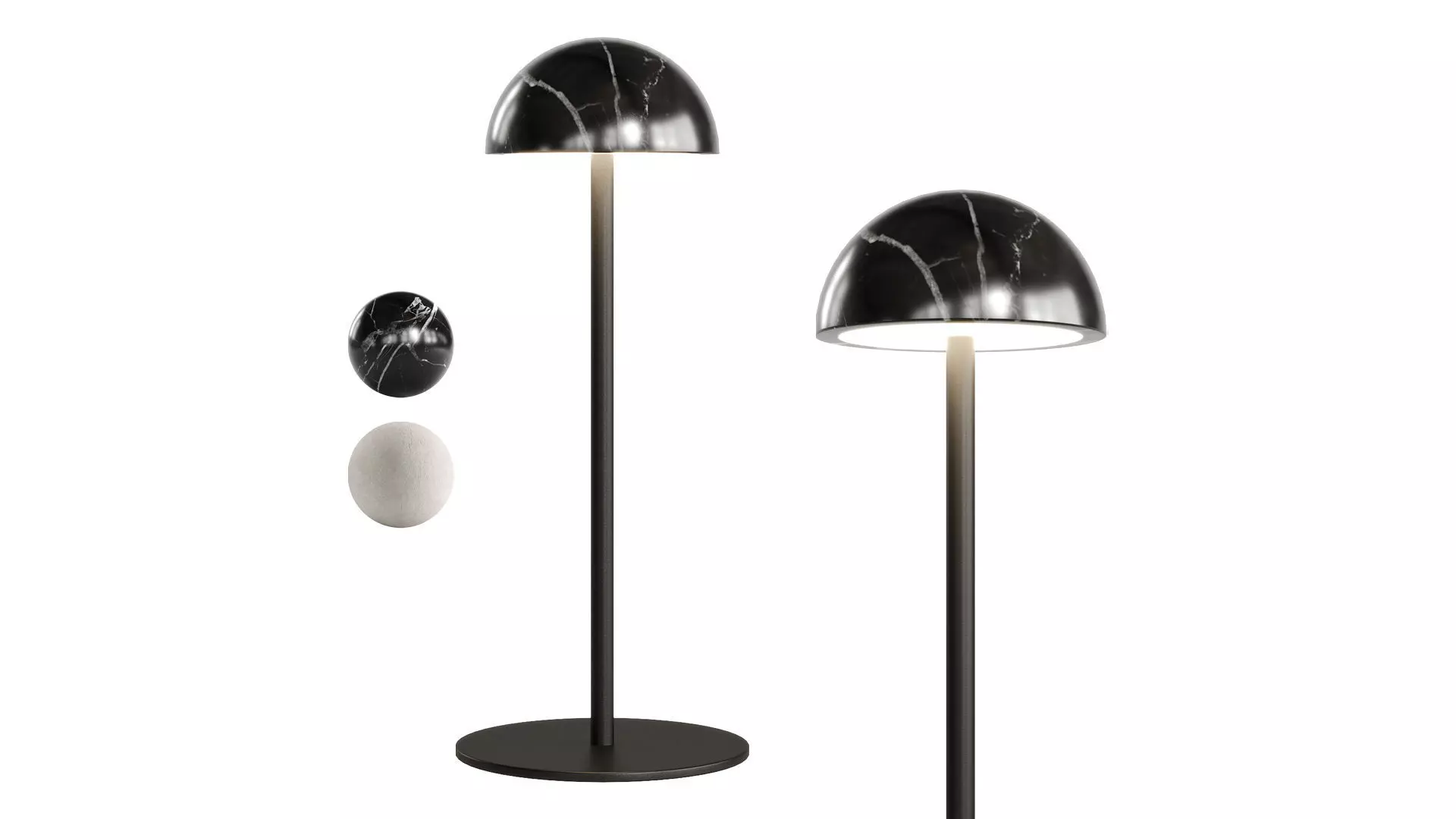 Dussa S1307 Table Lamp by Aromas 3D model_0