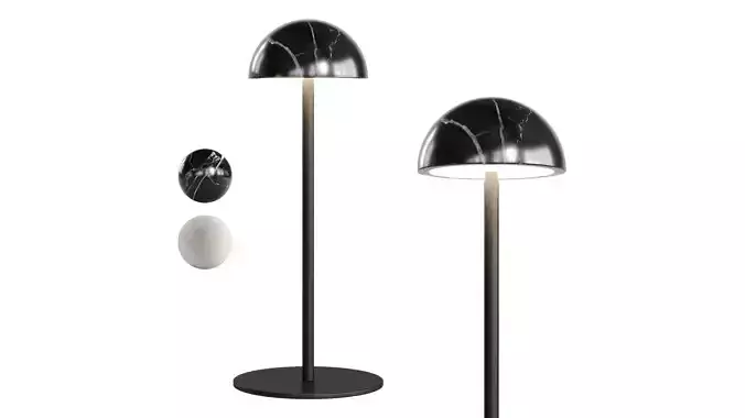 Dussa S1307 Table Lamp by Aromas 3D model