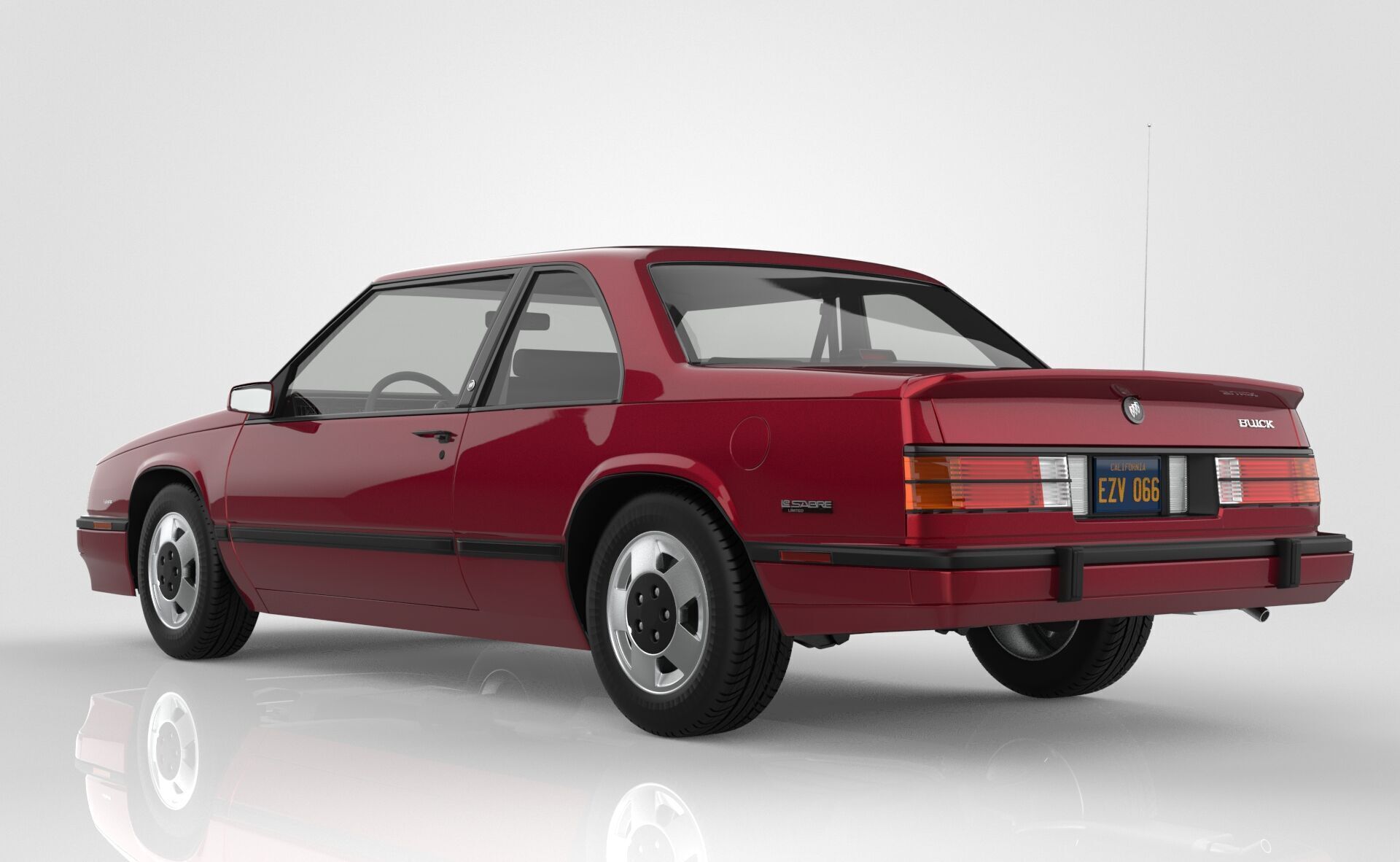 Buick LeSabre T-Type 1988 3D model_3