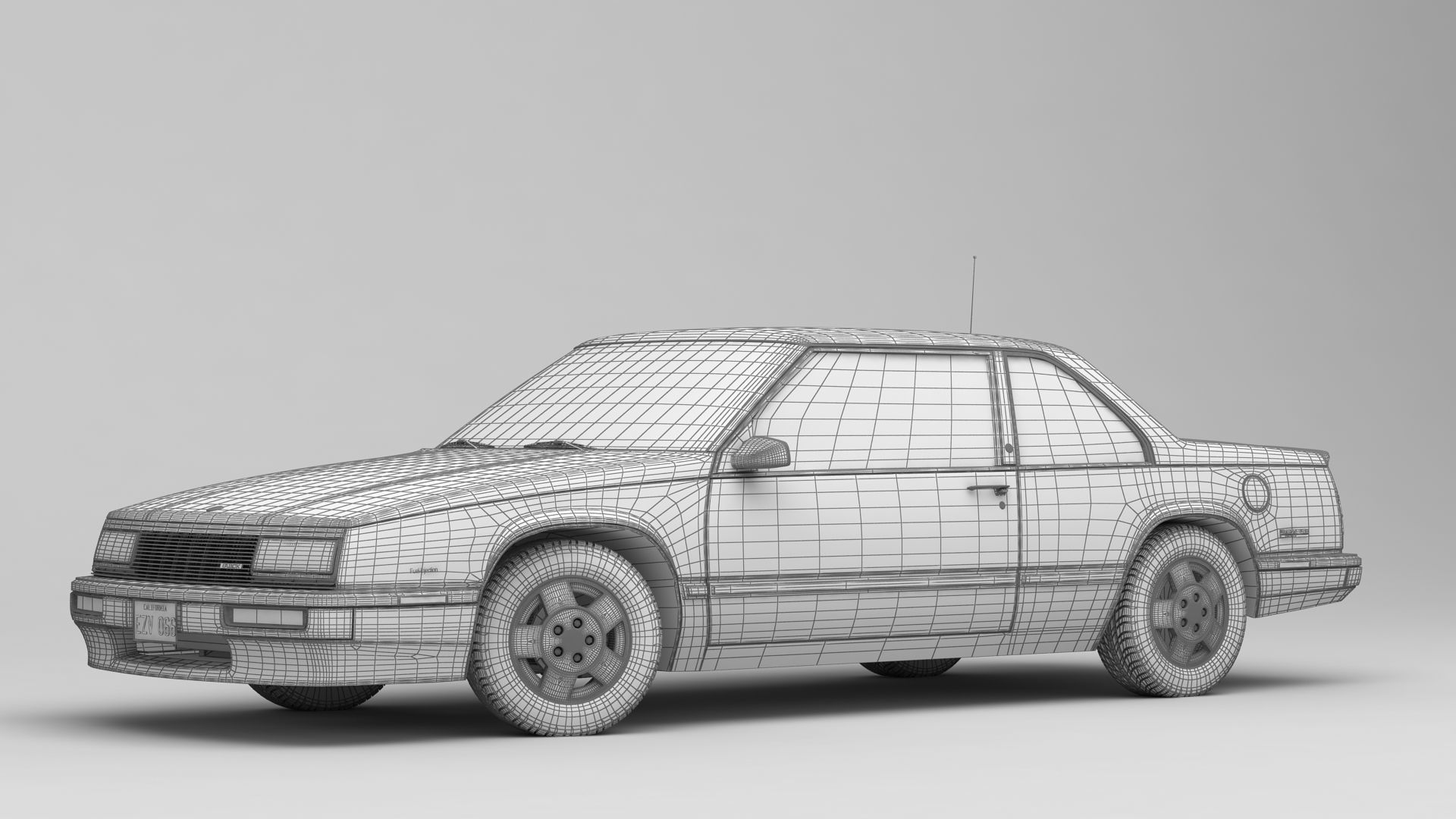 Buick LeSabre T-Type 1988 3D model_10