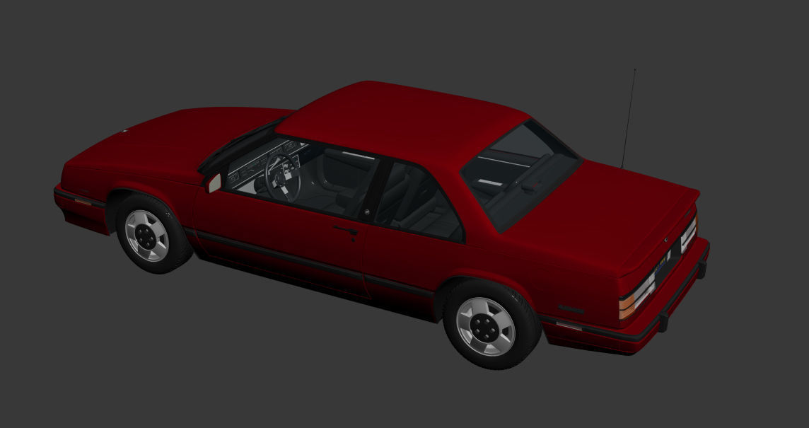 Buick LeSabre T-Type 1988 3D model_12