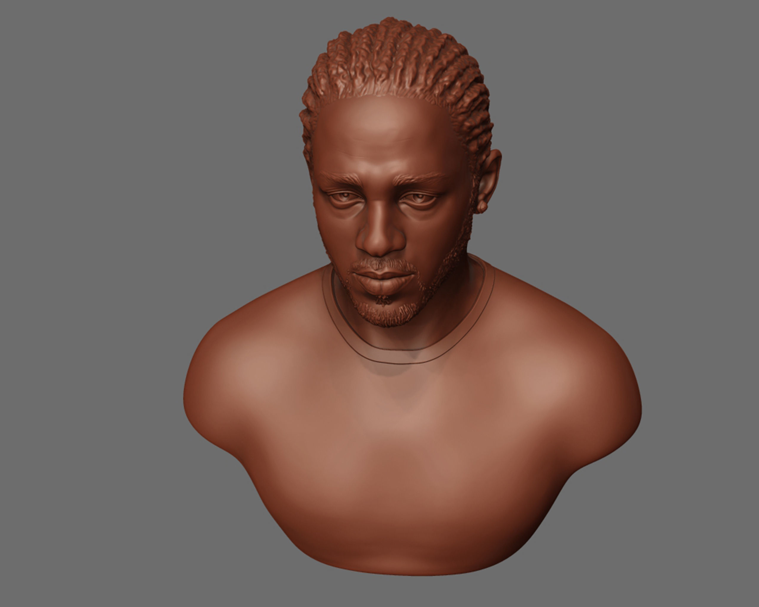 Kendrick Lamar model 1 Bust 3D print model_16