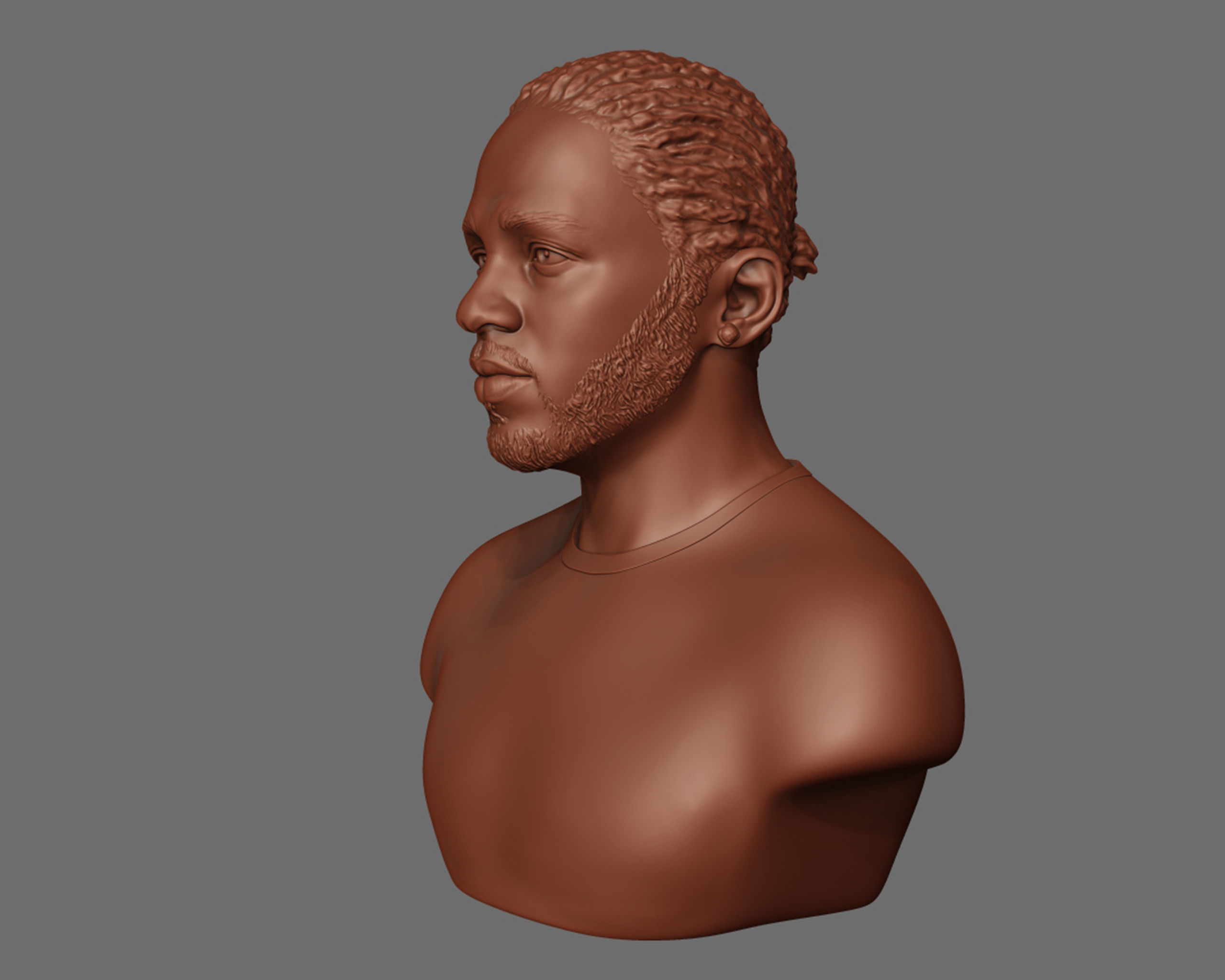 Kendrick Lamar model 1 Bust 3D print model_18