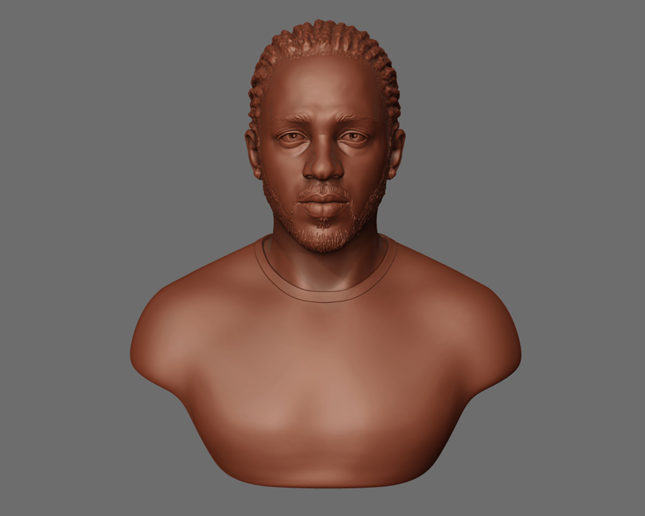 Kendrick Lamar model 1 Bust 3D print model_15